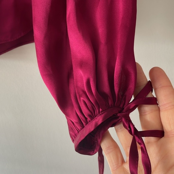 Amanda Uprichard Vittoria Silk Top - Picture 3 of 6